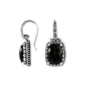 【送料無料】ジュエリー・アクセサリー シルバースターリングクッションシェイプイヤリングオニレックスブラックargent sterling coussin forme boucles oreilles avec onyx noir ae6141ox