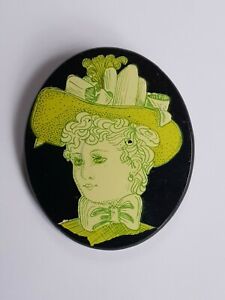 【貨物輸送無料】宝飾品・佩び物 ヴィンテージジョリーブローチポートレートレアスタインvintage jolie broche portrait   lea stein