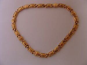 【送料無料】ジュエリー・アクセサリー メッキネックレスancien collier plaque or
