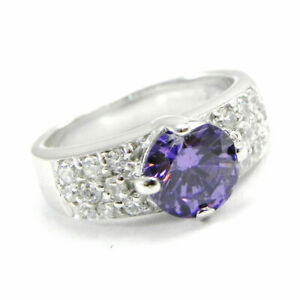 【送料無料】ジュエリー・アクセサリー プロモシルバーリングホワイトアメジストpromo 55, bague argent sissi amethyste blanc