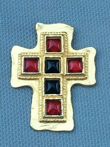 【貨物輸送無料】宝飾品・佩び物 エドゥアールランボーブローedouard rambaud grande broche forme croix