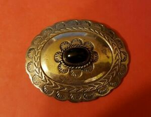【貨物輸送無料】宝飾品・佩び物 ソリッドシルバーオニクスブローチペンダントメキシコbroche et pendentif en argent massif et onyx  mexico  468