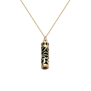 【送料無料】ジュエリー・アクセサリー ペンダントゴールドメッキチェーンlot pendentif tiki en plaque or 18ct et onyx chaine neuf longueur au choix