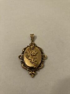 【貨物輸送無料】宝飾品・佩び物 フォトドアペンダントエメゴールドプレートpendentif porte photo 19 eme plaque or