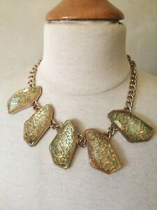 【貨物輸送無料】宝飾品・佩び物 ヴィンテージネックレスcollier vintage brutaliste