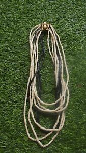 【貨物輸送無料】宝飾品・佩び物 コリアーソティールヴィンテージファンシージュエリーcollier sautoir multi rangs OS  vintage bijoux fantaisie