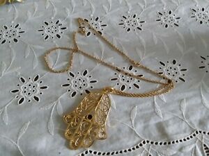 【貨物輸送無料】宝飾品・佩び物 ファトマヴィンテージメインペンダントpendentif main de fatma vintage annee 50