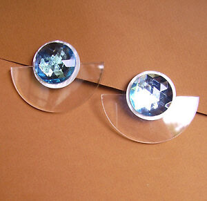 【貨物輸送無料】宝飾品・佩び物 イヤリングプレキシグラスクリップ24   grandes boucles doreille  clips en plexiglas