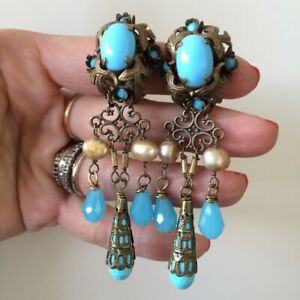 【貨物輸送無料】宝飾品・佩び物 ヴィンテージイヤリングクリップハンドメイドオレッキーニクリップvintage earrings clips handmade orecchini clips 1950