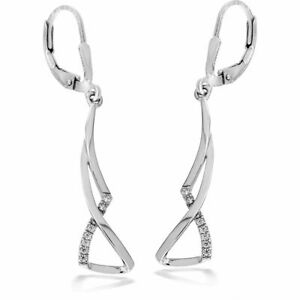 【貨物輸送無料】宝飾品・佩び物 ジルコンスターリングシルバーイヤリングboucles doreilles pour femmes en 925 sterling argent avec zircon