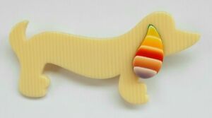 【貨物輸送無料】宝飾品・佩び物 リースタインダクスンドドッグブローチlea stein dachsund dog brooch