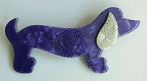 【貨物輸送無料】宝飾品・佩び物 リースタインダクスンドドッグブローチlea stein dachsund dog brooch インチ perfect condition never worn