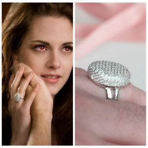 【貨物輸送無料】宝飾品・佩び物 スターリングシルバートワイライトベラジュエリーフルドリル925 sterling silver twilight bellas wedding ring engagement jewelry full drill