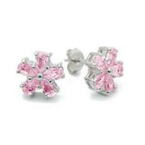 【送料無料】ジュエリー・アクセサリー シルバースターリングローズフラワーイヤリングjsuk argent sterling rose cz fleur boucles doreilles