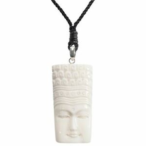 【送料無料】ジュエリー・アクセサリー ネックレス81stgeneration sculpte a la main os grave troisieme oeil bouddha collier