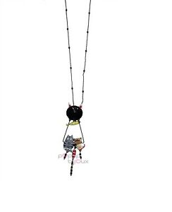 【送料無料】ジュエリー・アクセサリー ジュエリーネックレストラペーズロリロタlol bijoux collier chat noir trapeze poisson lolilota