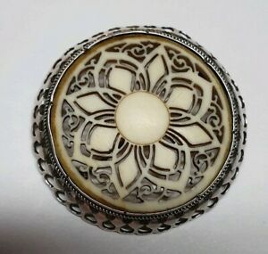 【貨物輸送無料】宝飾品・佩び物 アールヌーボーシルバーブローチウムsoignee art nouveau broche argent 800er um 1900