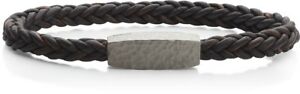 【貨物輸送無料】宝飾品・佩び物 タイタンブラウンレザーブレスレットbracelet en cuir braun avec fermeture magnetique titan 2108152201531s