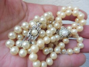 【貨物輸送無料】宝飾品・佩び物 鉄条2 belle, vieux fil perles __ avec beaux fermer __