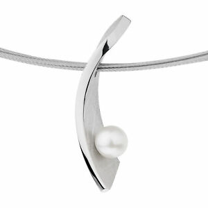 【貨物輸送無料】宝飾品・佩び物 エルンストデザインペンダントイノックスパールマットernstes design pendentif an868 26 x 5 粍 inox perle deau douce mat
