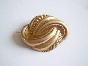 【貨物輸送無料】宝飾品・佩び物 ゴールデンビーダーマイヤーブローチantique dore biedermeier broche 7,6 g4,0 x 3,1 糎
