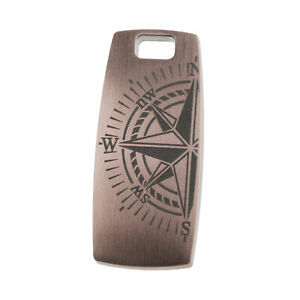 【貨物輸送無料】宝飾品・佩び物 エルンストデザインペンダントコンパスステンレスernstes design pendentif an601 boussole en acier inox bronze vieux plaque