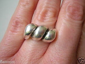 【貨物輸送無料】宝飾品・佩び物 マッシブシルバーリングサイズシルバージュエルmassive, interessant 925 bague argent 13,5 g  taille 17,1 粍 argent bijou