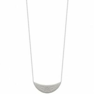 【送料無料】ジュエリー・アクセサリー ロディエシルバーネックレスcollier en argent rhodie demi lune finement ciselee