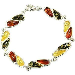 【送料無料】ジュエリー・アクセサリー オリビアコレクションシルバースターリングアンバーブレスレットthe olivia collection argent sterling trois couleur ambre bracelet