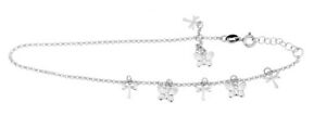 【貨物輸送無料】宝飾品・佩び物 スターリングシルバーペンダントダメンフエケッチェンdamenfuskettchen avec pendentif en 925 sterling argent 26糎 426065