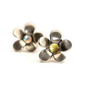 【貨物輸送無料】宝飾品・佩び物 トロールビーズシルバーフラワーイヤリングモードmode trollbeads boucles doreilles fleurs d’argent tagea00058