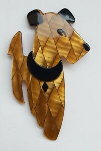 【貨物輸送無料】宝飾品・付属品 リースタインドッグブローチlea stein dog brooch ric