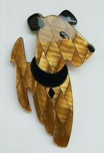【貨物輸送無料】宝飾品・付属品 リースタインドッグブローチlea stein dog brooch ric