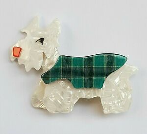 【貨物輸送無料】宝飾品・付属品 リースタインドッグブローチスコッティキムドゥーlea stein dog brooch scottie kimdoo