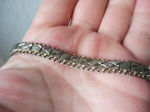 【貨物輸送無料】宝飾品・付属物 腕輪しろがね色sublime, vieux bracelet, 835 argent