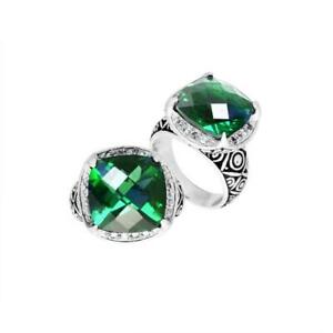 【貨物輸送無料】宝飾品・佩び物 シルバーリンググリーンクォーツbague en argent avec vert quartz ar6145gq229糎