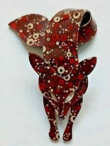 【貨物輸送無料】宝飾品・付属品 リースタインフォックスブローチlea stein fox brooch