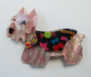 【貨物輸送無料】宝飾品・付属品 リースタインドッグブローチスコッティキムドゥーlea stein dog brooch scottie kimdoo