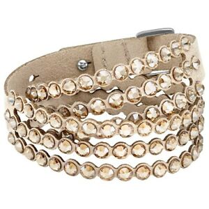 【送料無料】ジュエリー・アクセサリー パルセラスワロフスキーパワーコレクションベージュクリスタルドラドスpulsera swarovski power collection beige cristales dorados 5494230