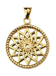 【貨物輸送無料】宝飾品・佩び物 トラウムファーガースチールゴールドメッキtraumfanger pendentif avec 3,5糎 acier inoxydable plaque or tf01mgo