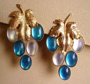 【送料無料】ジュエリー・アクセサリー イヤリングクリップグレープクラスター928 boucles doreille clips grappe de raisin｜hokushin