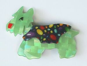 【貨物輸送無料】宝飾品・付属品 リースタインドッグブローチスコッティキムドゥーlea stein dog brooch scottie kimdoo
