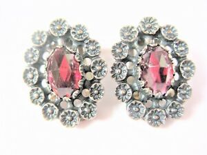 【貨物輸送無料】宝飾品・付属品 シルバーイヤリンググレナトboucles doreilles argent 835 avec grenat, 10,63 g