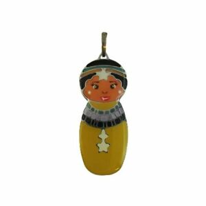 【貨物輸送無料】宝飾品・佩び物 シオンドロドナママクーアアフリカインアルジェントスマルトciondolo donna mammacua africa small 041881 インチ argento 925 e smalto