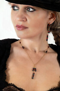 【貨物輸送無料】宝飾品・付属物 カリアネックレスイヤリングparure collier et boucles doreilles kalia