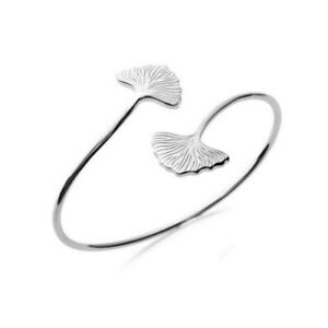 【貨物輸送無料】宝飾品・佩び物 シルバージョンイチョウロディエjonc en argent 925000 rhodie fleur de ginkgo finement ciselee