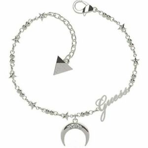【貨物輸送無料】宝飾品・付属品 スチールブレスレットホワイトクリスタルスワロフスキーウーマンbracelet guess demilune acier et cristaux blanc swarovski cadeau femme