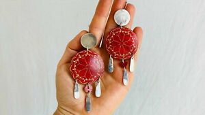 【貨物輸送無料】宝飾品・付属物 カレバッセスターリングシルバーイヤリングsculpte calebasse et boucles doreilles en argent sterling