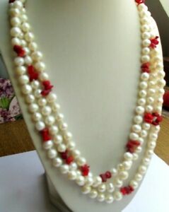 【貨物輸送無料】宝飾品・佩び物 ユニークネックレスジャンパーマヨルカサンゴヴィンテージunique grand collier 165 sautoir perles majorque corail rouge bijou vintage 5202