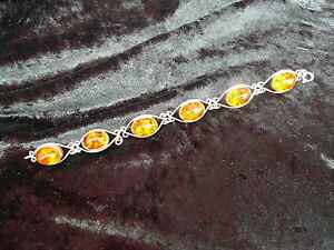 【貨物輸送無料】宝飾品・付属品 ブレスレットアンバーシルバーsublime, vieux bracelet __ ambre __ 835 argent